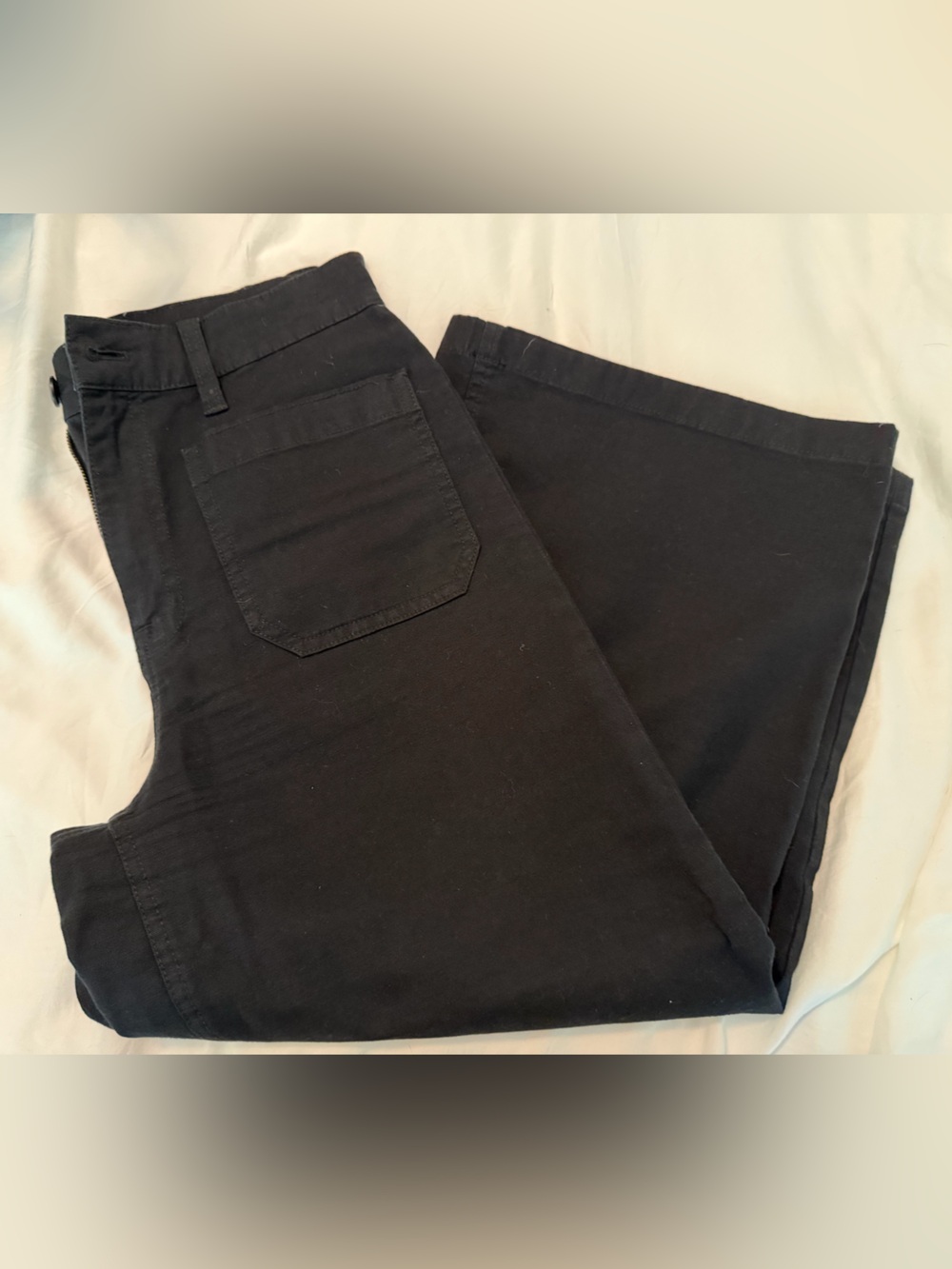 J. Crew Black Point Sur High-Rise Cropped Pants